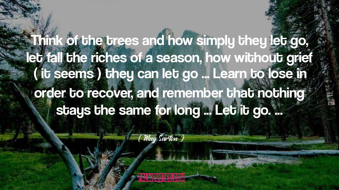 Riches And Poors quotes by May Sarton