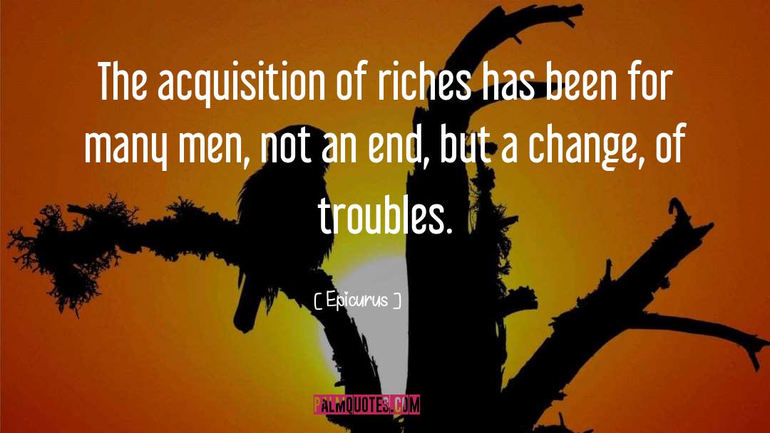 Riches quotes by Epicurus