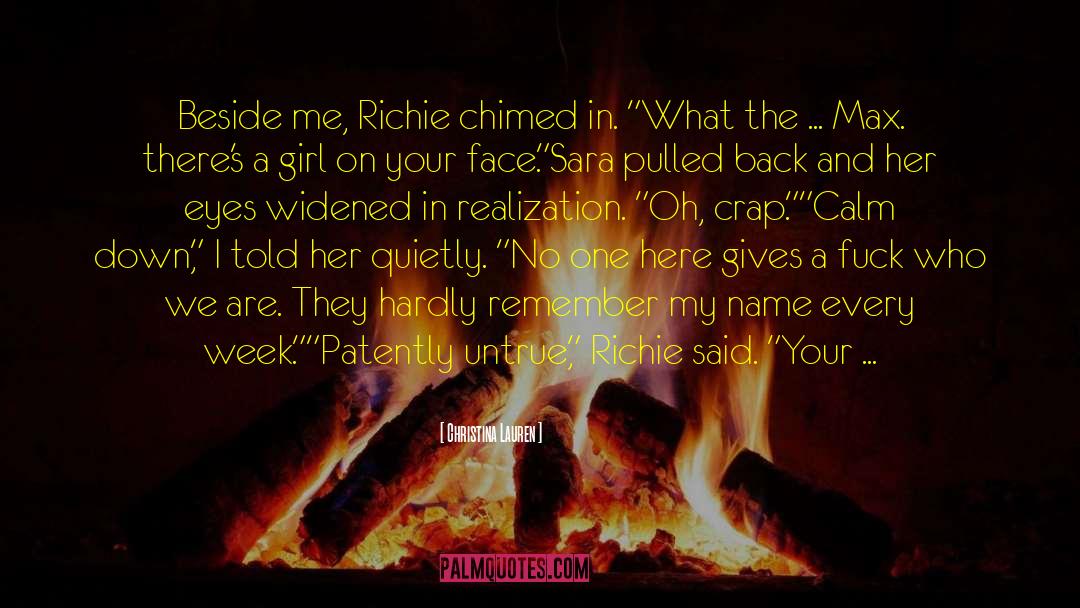 Richie quotes by Christina Lauren