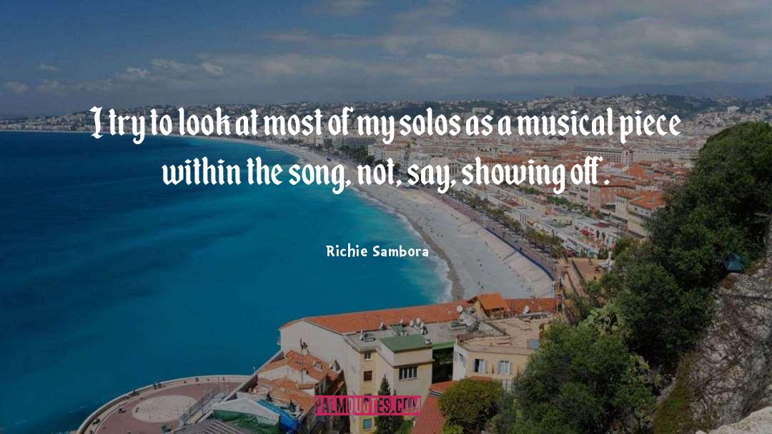 Richie Tankersley Cusick quotes by Richie Sambora