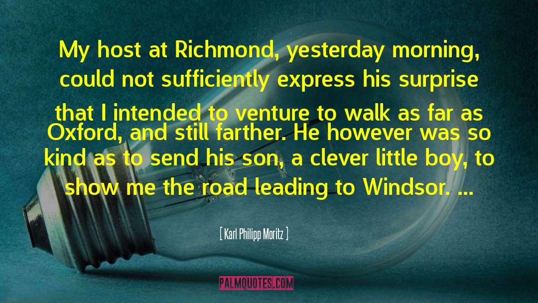 Richmond quotes by Karl Philipp Moritz