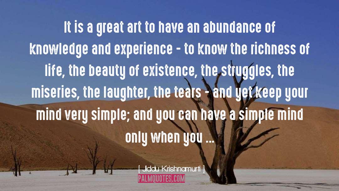 Richness Of Life quotes by Jiddu Krishnamurti