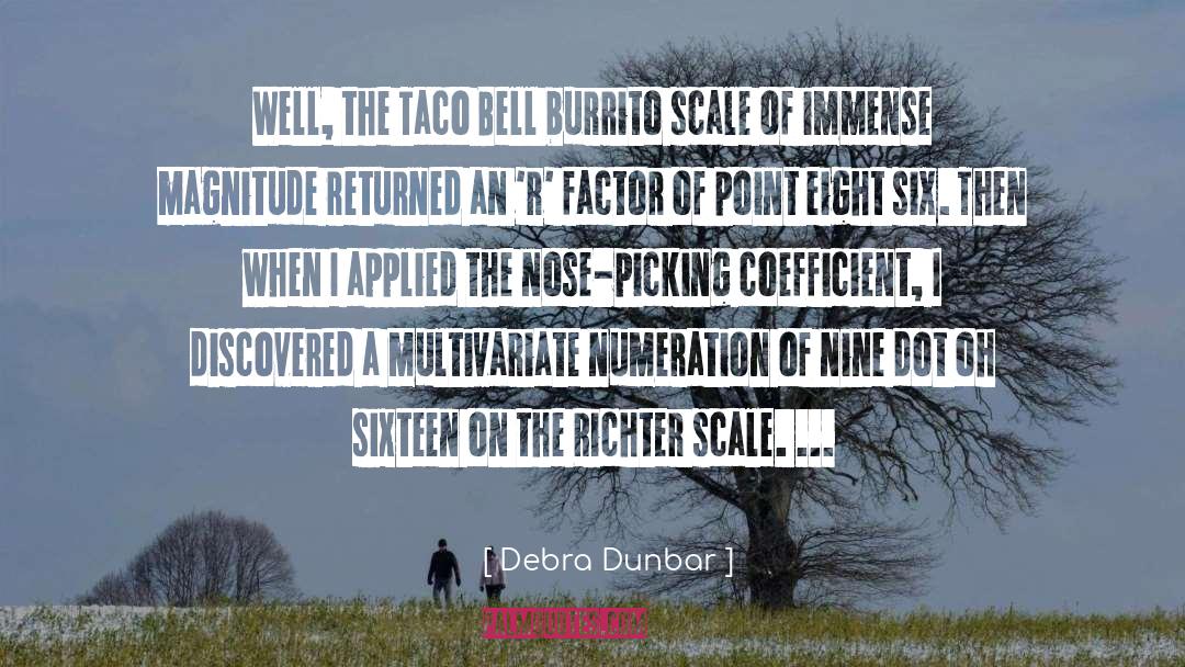 Richter Scale quotes by Debra Dunbar