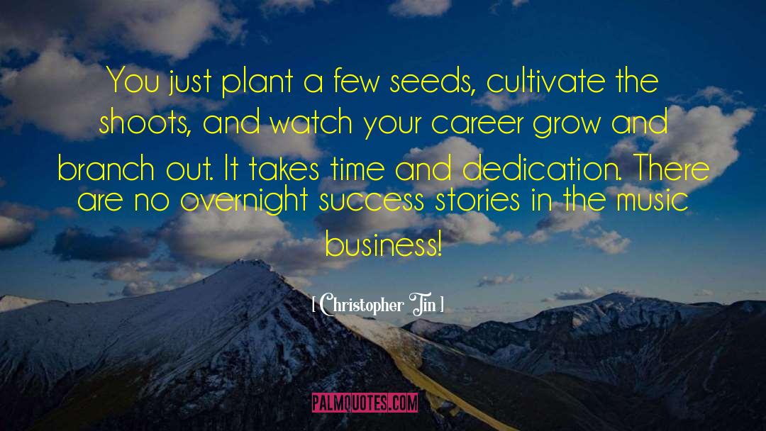 Richters Seeds quotes by Christopher Tin