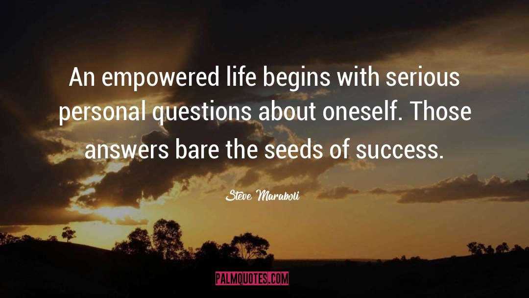 Richters Seeds quotes by Steve Maraboli