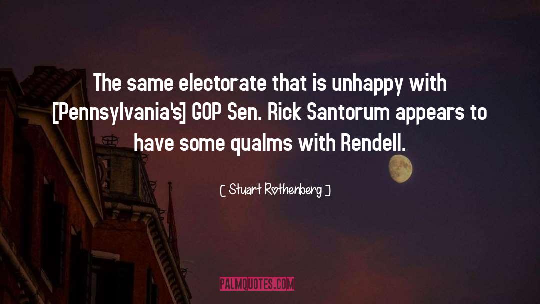 Rick Santorum quotes by Stuart Rothenberg
