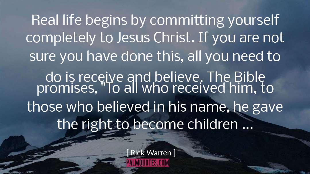 Rick Yancy quotes by Rick Warren