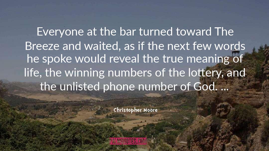 Ricochets Bar quotes by Christopher Moore