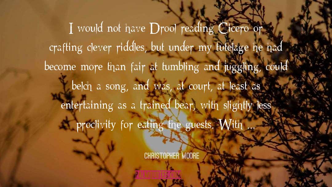 Riddles quotes by Christopher Moore