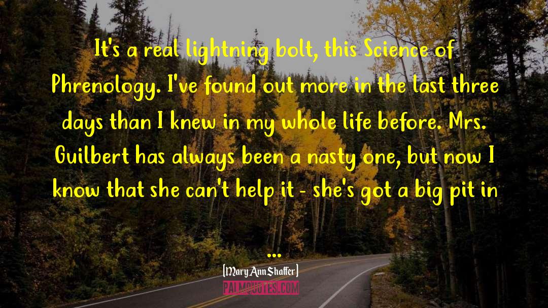 Ride Of Her Life quotes by Mary Ann Shaffer