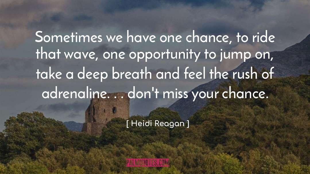 Ride The Wave quotes by Heidi Reagan