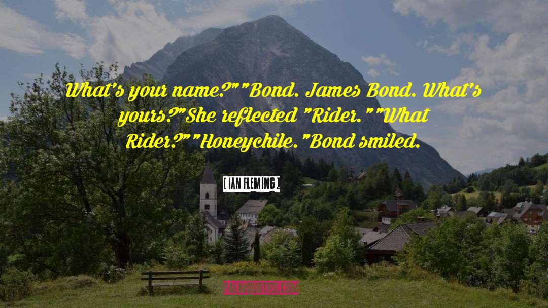 Rider Stark quotes by Ian Fleming