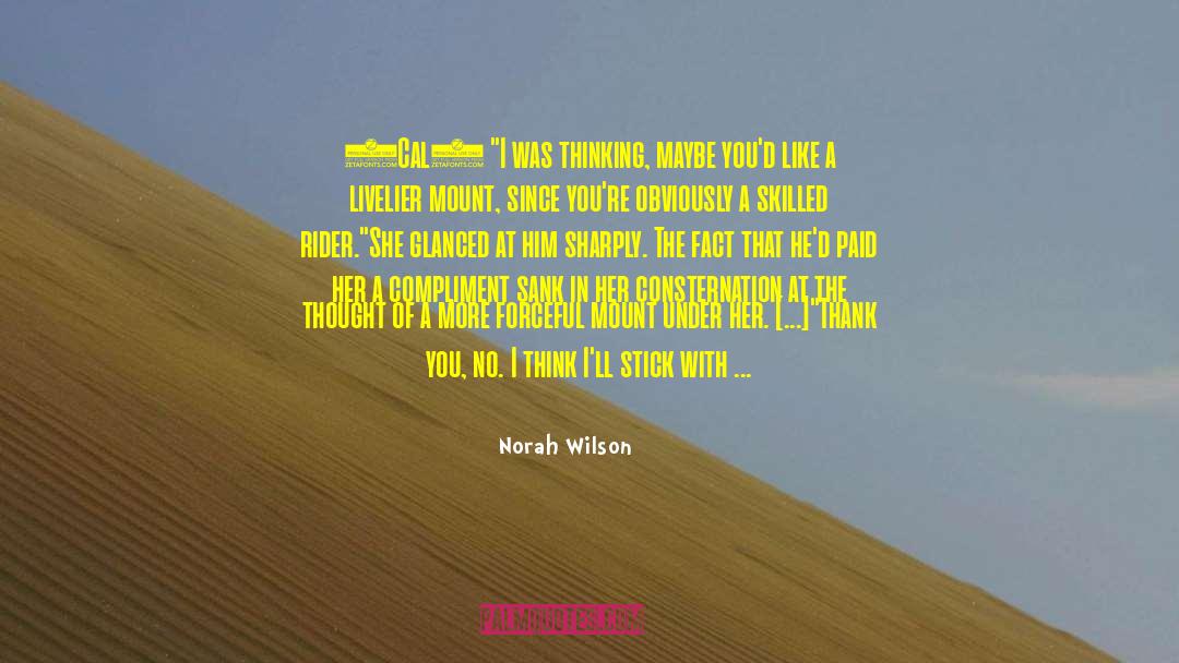 Rider Stark quotes by Norah Wilson