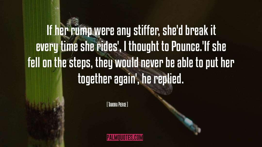 Rides quotes by Tamora Pierce