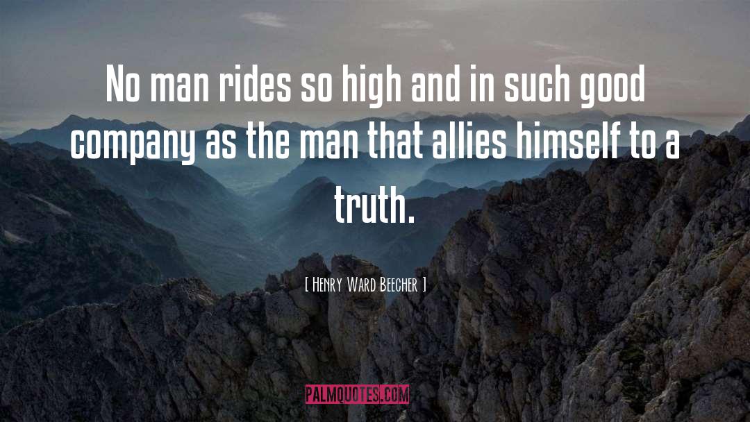 Rides quotes by Henry Ward Beecher