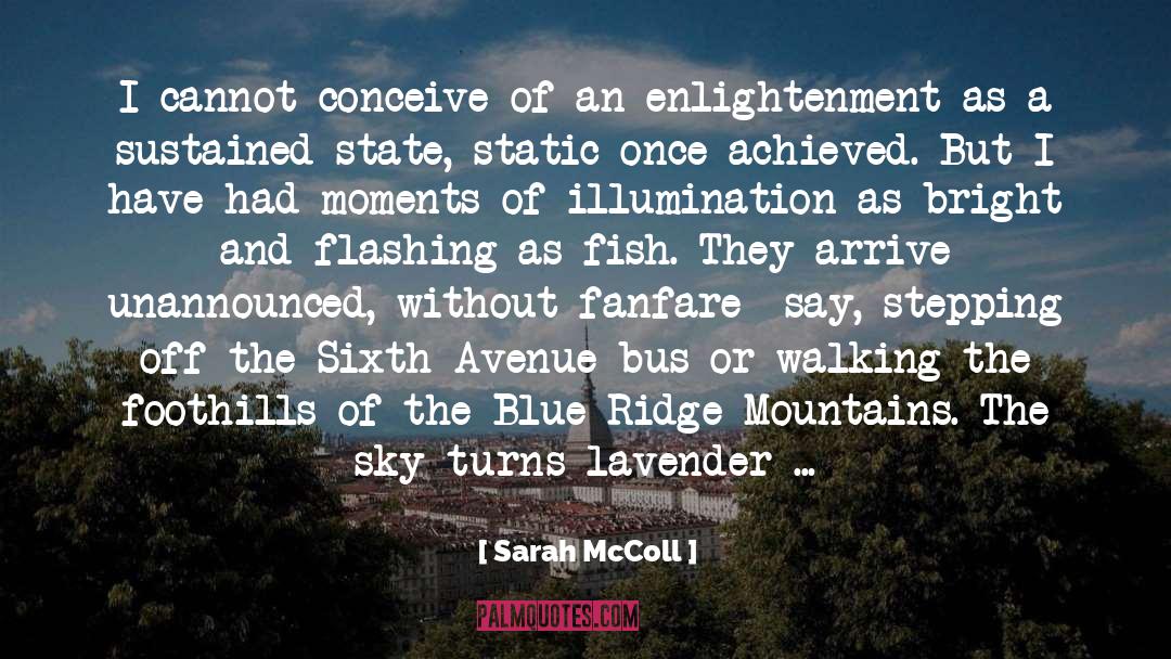 Ridge quotes by Sarah McColl