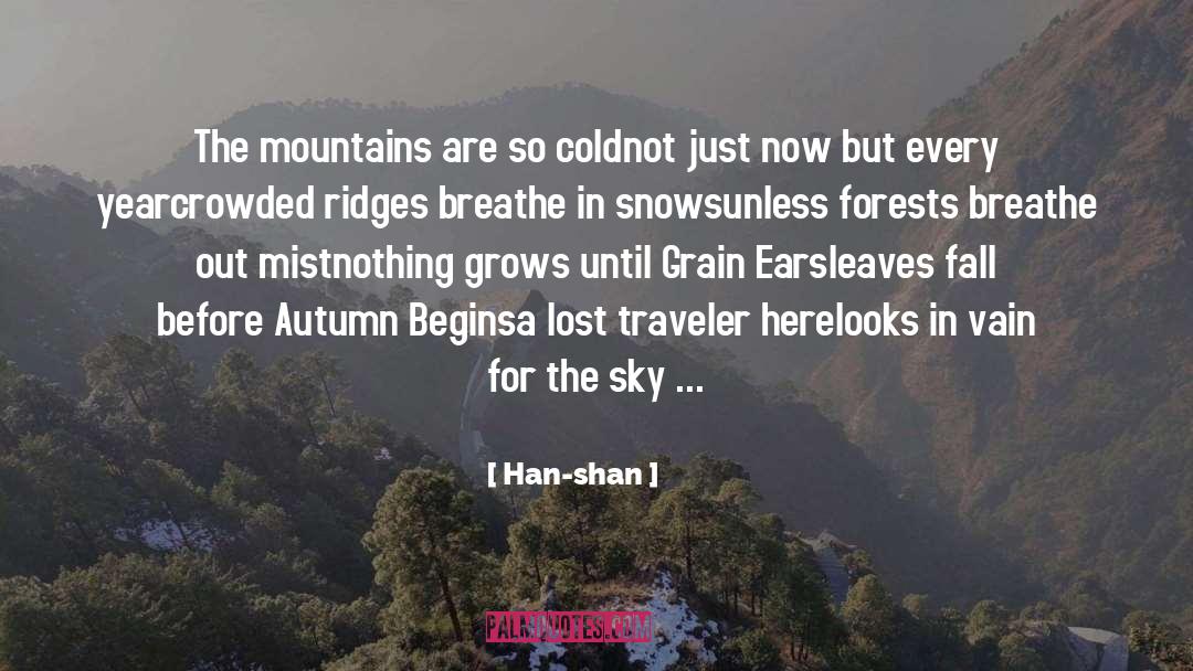 Ridges quotes by Han-shan