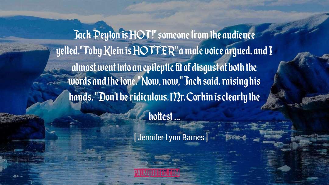 Ridiculous quotes by Jennifer Lynn Barnes