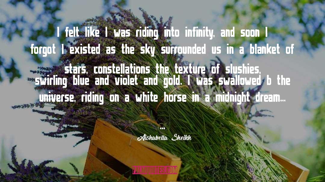 Riding A Horse quotes by Aishabella Sheikh