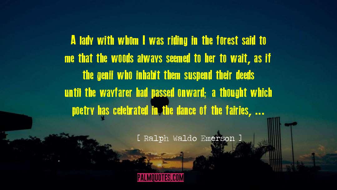 Riding Vespa quotes by Ralph Waldo Emerson