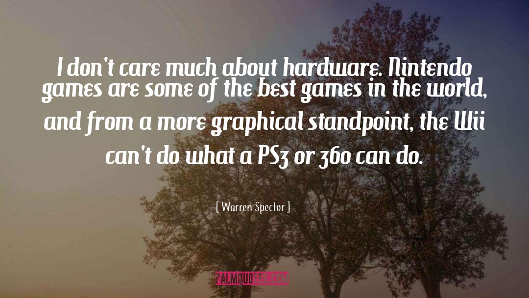 Rielly Hardware quotes by Warren Spector
