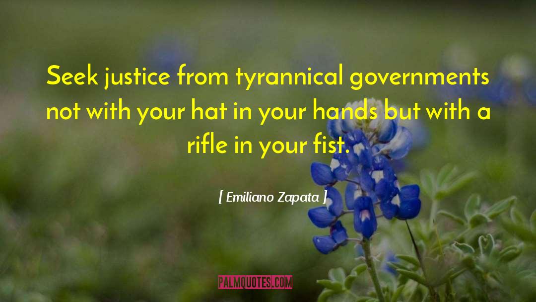 Rifle quotes by Emiliano Zapata