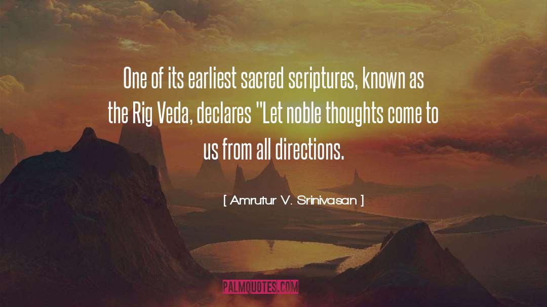 Rig quotes by Amrutur V. Srinivasan