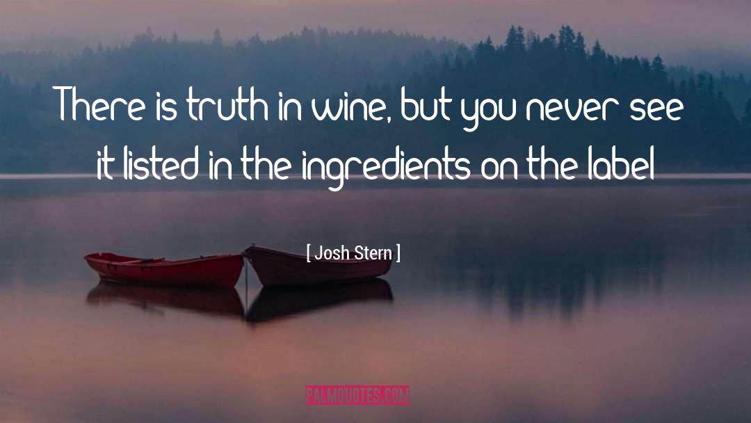 Rigamarole Wine quotes by Josh Stern
