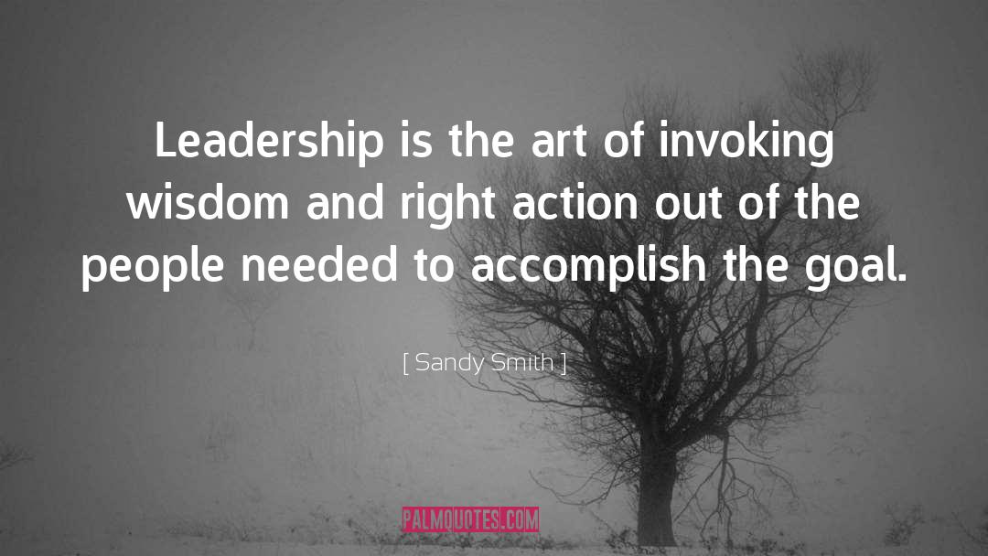 Right Action quotes by Sandy Smith