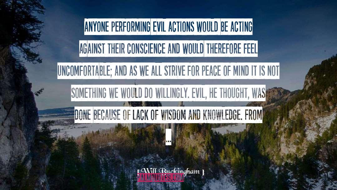 Right Actions quotes by Will Buckingham