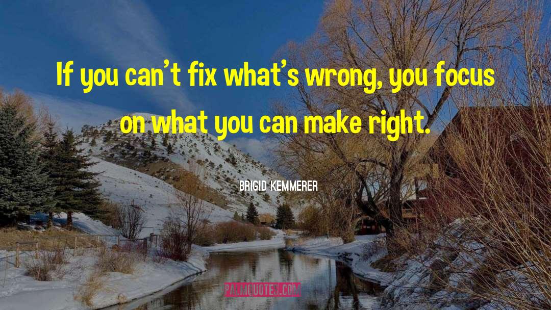 Right Actions quotes by Brigid Kemmerer