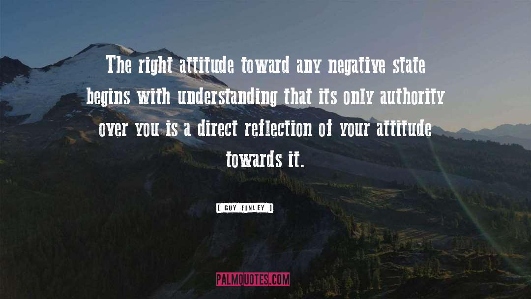 Right Attitude quotes by Guy Finley