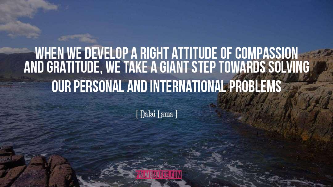 Right Attitude quotes by Dalai Lama