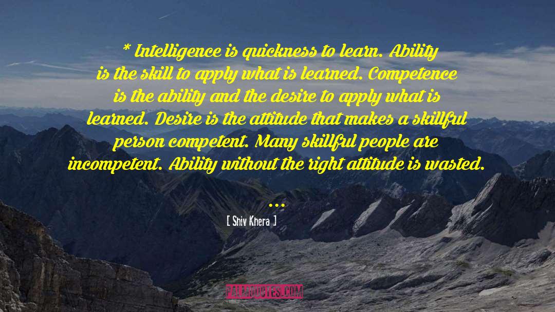 Right Attitude quotes by Shiv Khera