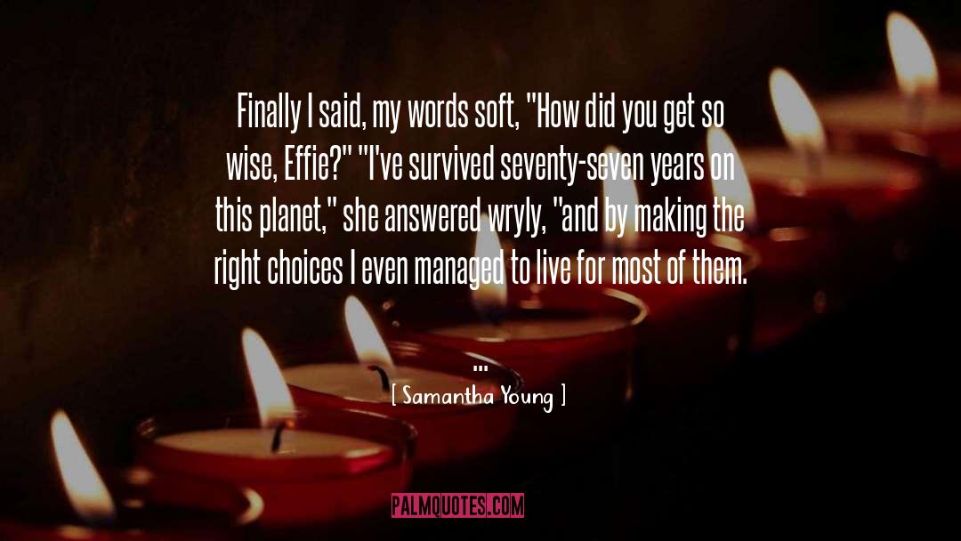 Right Choices quotes by Samantha Young