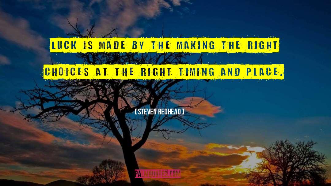 Right Choices quotes by Steven Redhead