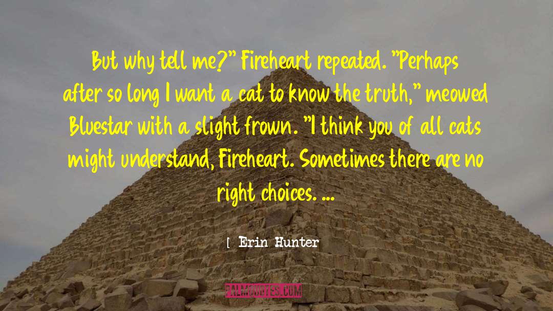 Right Choices quotes by Erin Hunter