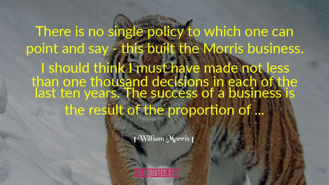 Right Decision quotes by William Morris