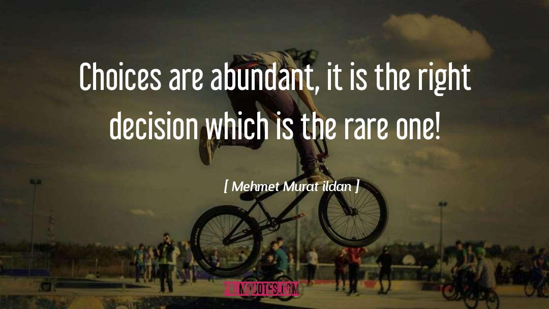 Right Decisions quotes by Mehmet Murat Ildan