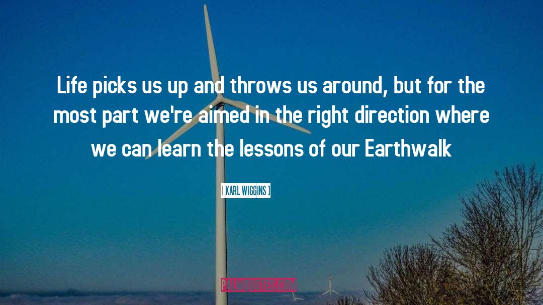 Right Direction quotes by Karl Wiggins