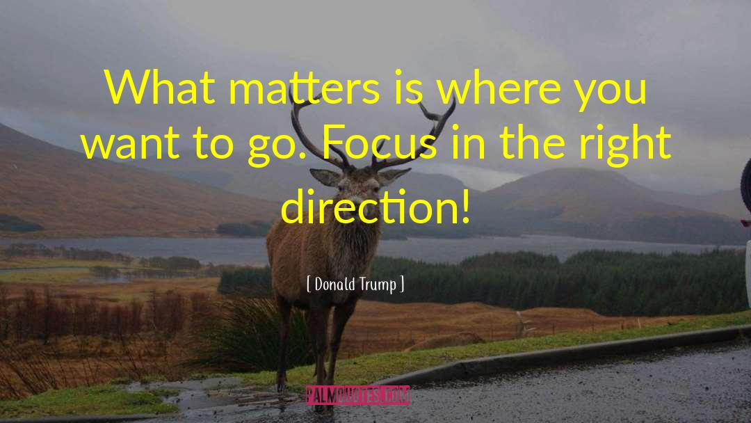 Right Direction quotes by Donald Trump