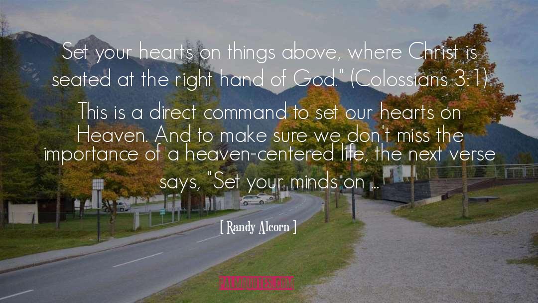Right Hand Of God quotes by Randy Alcorn