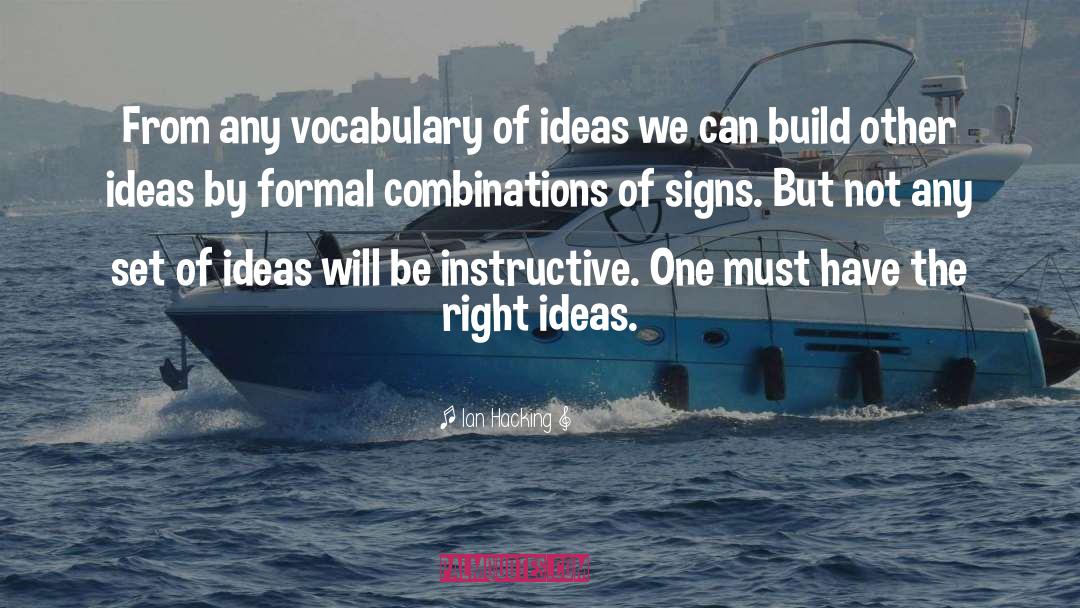 Right Ideas quotes by Ian Hacking