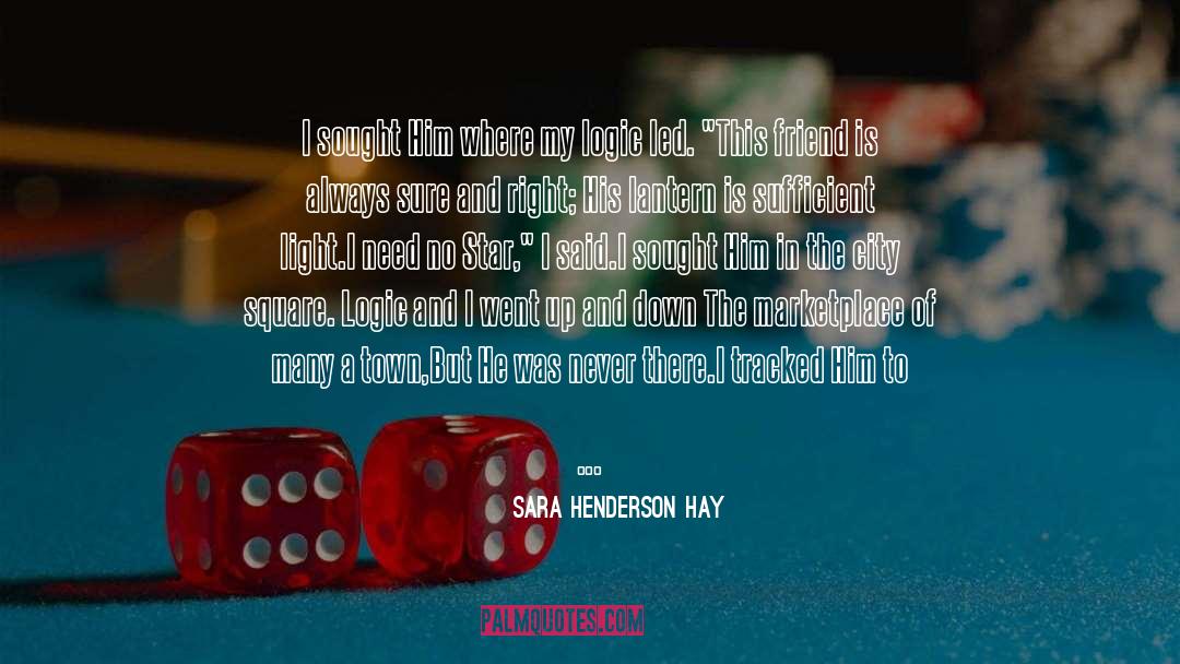 Right Ideas quotes by Sara Henderson Hay