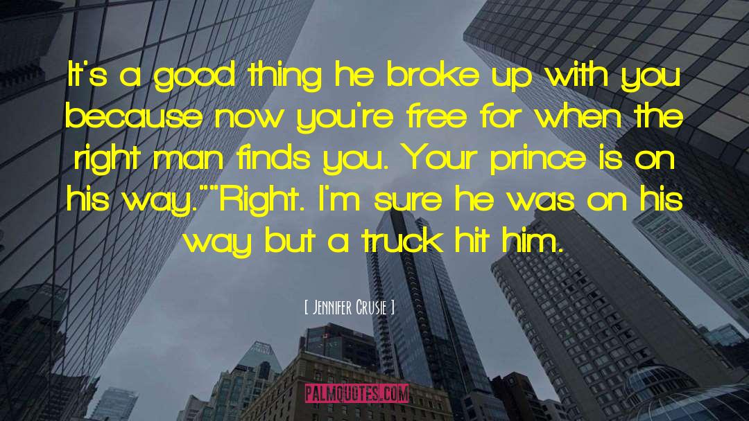 Right Man quotes by Jennifer Crusie