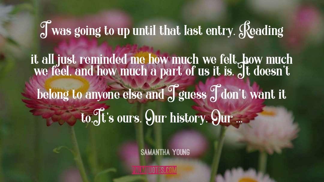 Right Note quotes by Samantha Young