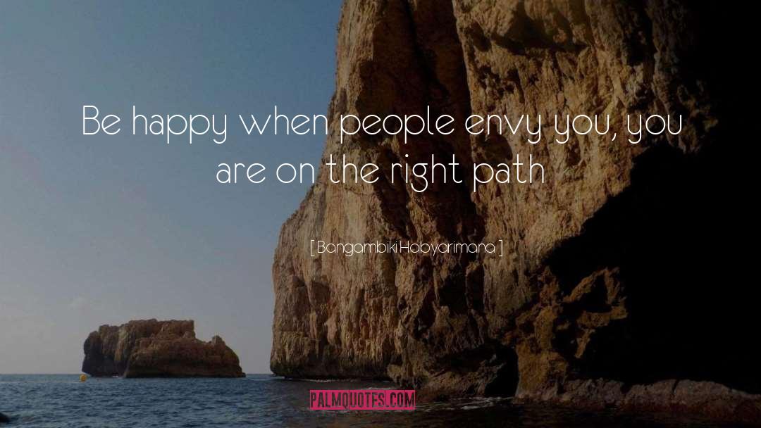 Right Path quotes by Bangambiki Habyarimana