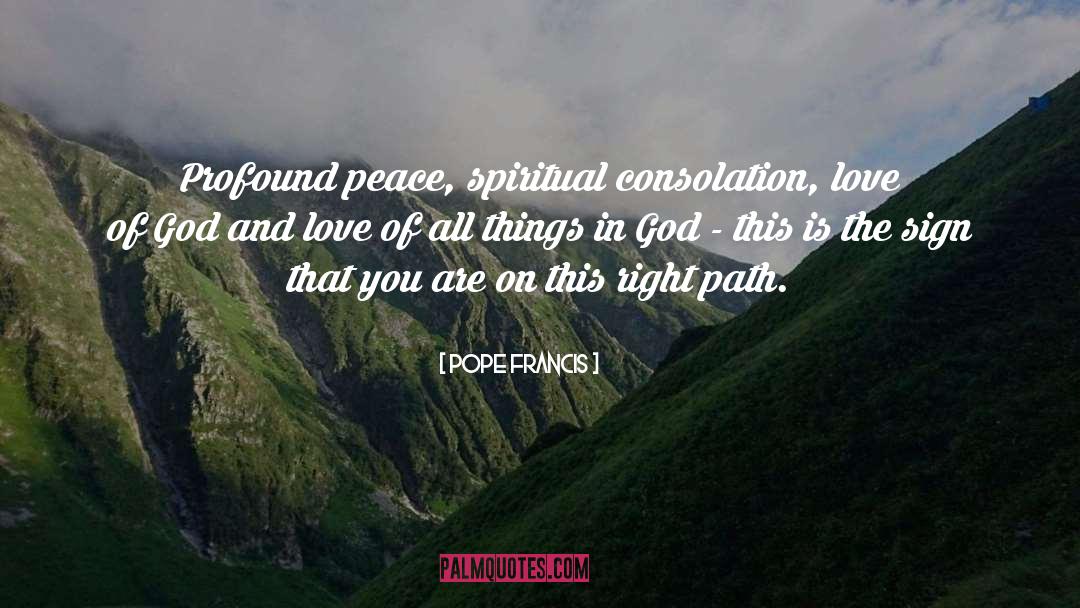 Right Path quotes by Pope Francis