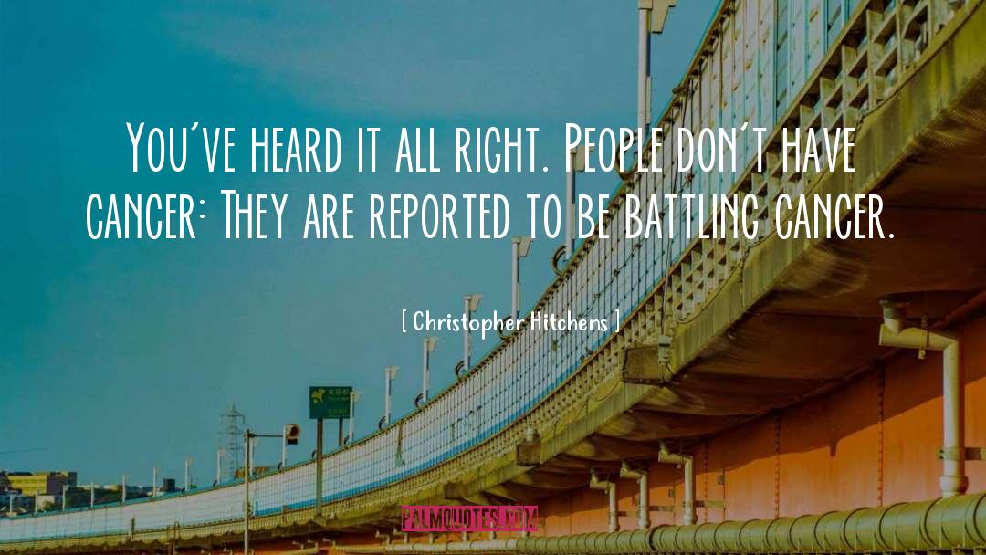 Right People quotes by Christopher Hitchens
