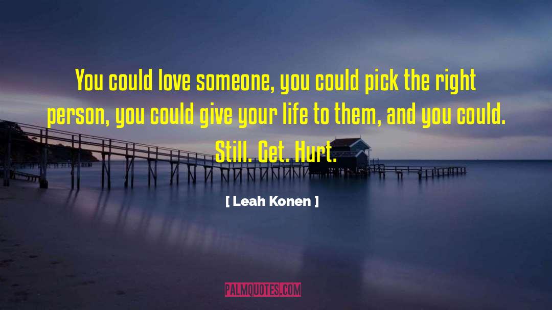 Right Person quotes by Leah Konen